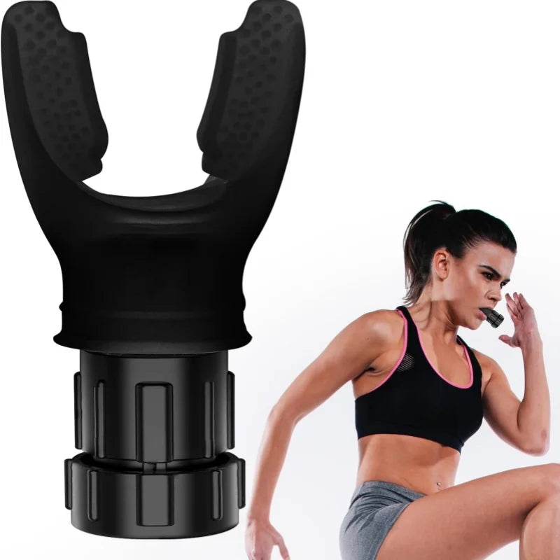 Portable Adjustable Resistance Breathing Exercise Device for Fitness Training