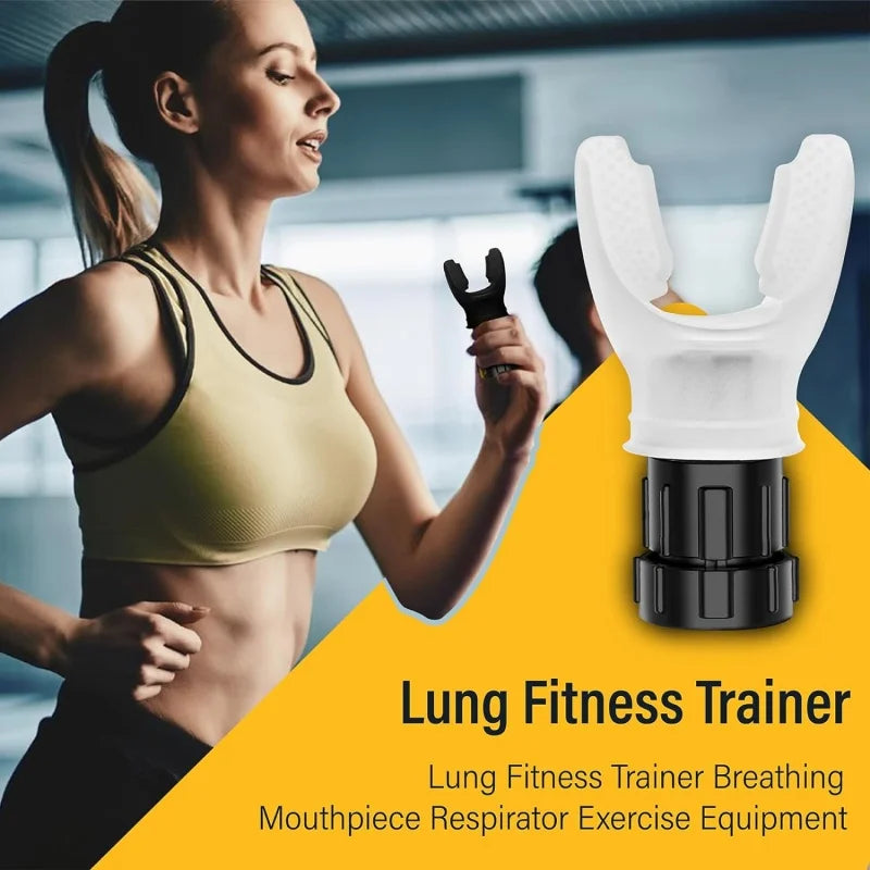 Portable Adjustable Resistance Breathing Exercise Device for Fitness Training