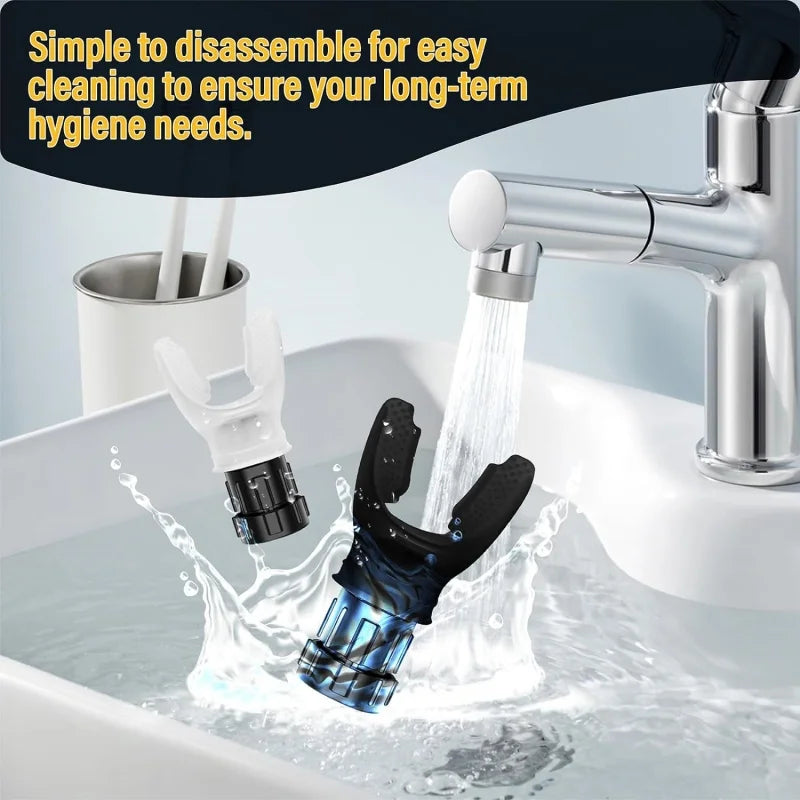 Portable Adjustable Resistance Breathing Exercise Device for Fitness Training